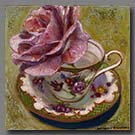 Rose Floral Cup - 12x12