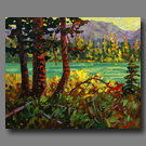 Columbia River Near Revelstoke - 30x36