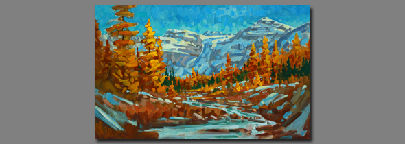 Larch Valley - 30x48