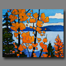 Autumn at Round Lake - 11x14 (SOLD)