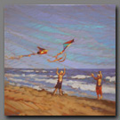 Kites - 30x30 - SOLD